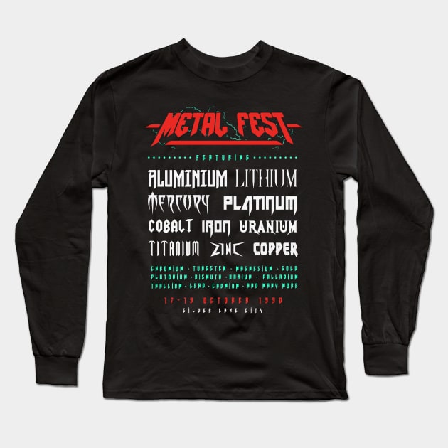 Metal Fest Long Sleeve T-Shirt by Grant_Shepley